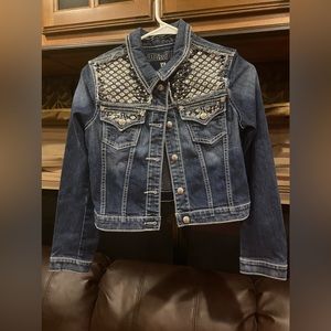 Girls Miss Me Denim Jacket